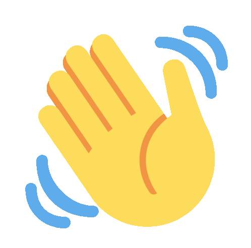 Waving hand